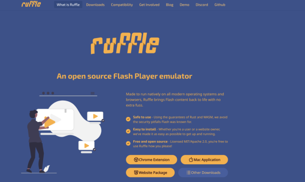 Rust实现的开源Flash Player模拟器